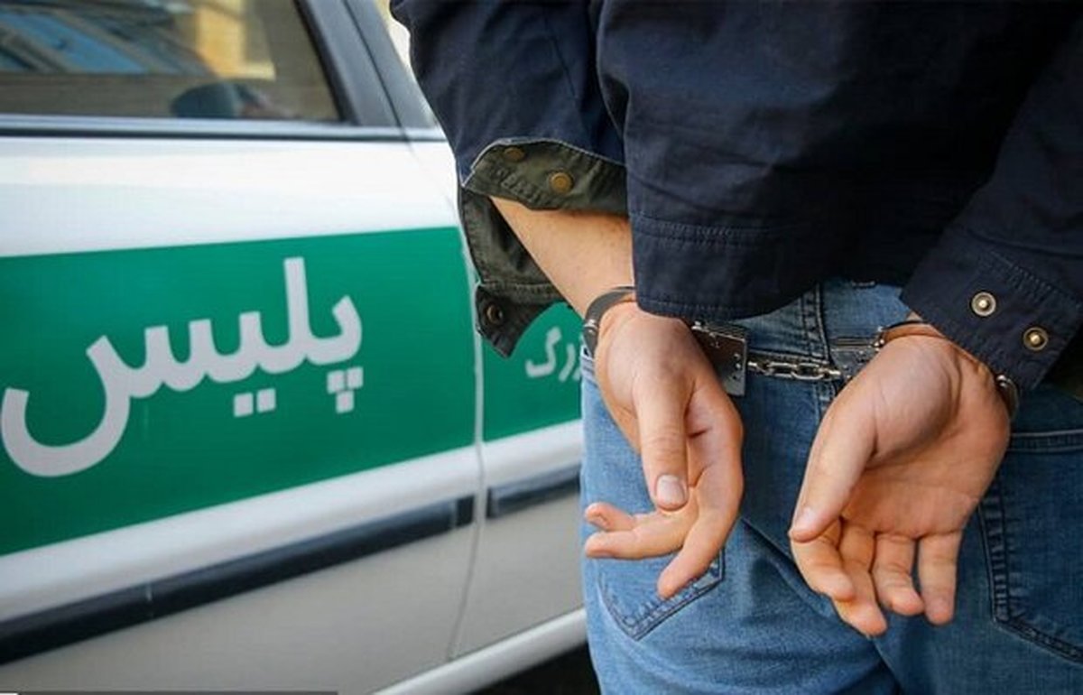 توقف خودروی فراری با تیر هوایی