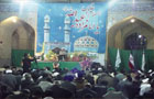 رواق دارالسلام امامزاده عبد الله(ع) بافق پرده برداری شد + تصاویر